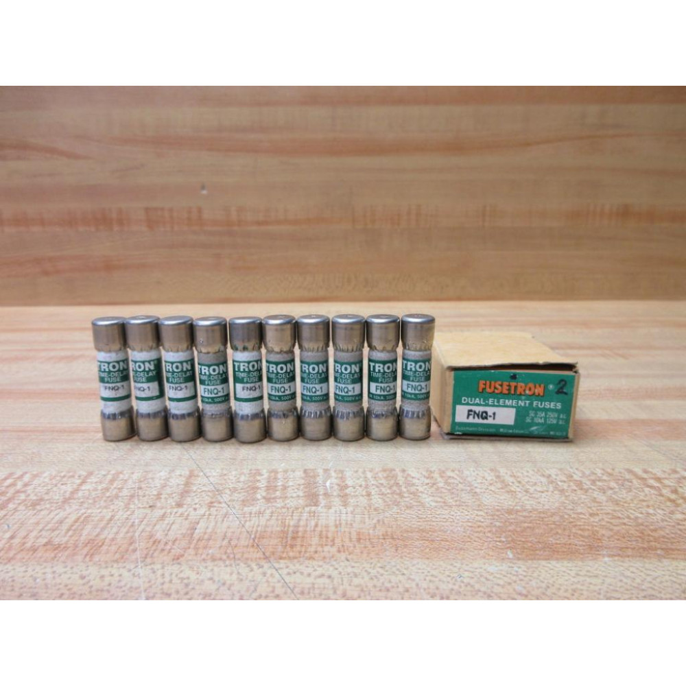 Buss FNQ-1 Bussmann Fuse Cross Ref 4XC48 (Pack of 10)