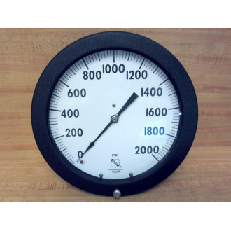 Ashcroft 851377RS04B 2000 8.5" Duragauge 2000 PSI - New No Box