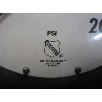 Ashcroft 851377RS04B 2000 8.5" Duragauge 2000 PSI - New No Box