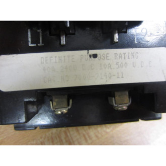 Ward Leonard 7000-2140-11 Contactor 7000214011 - Used