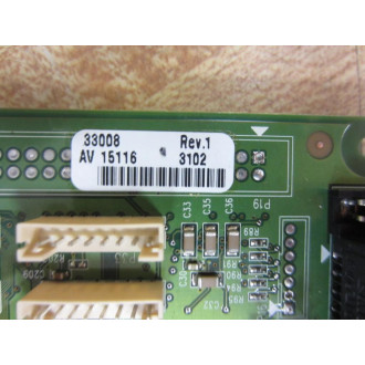 Zebra 33012 Main Logic  Board 33012 Rev.3 33008 Rev.1 - Used