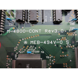 Sato M-4800-CONT Circuit Board MEB-494V-0 S Rev 3.0 - Parts Only