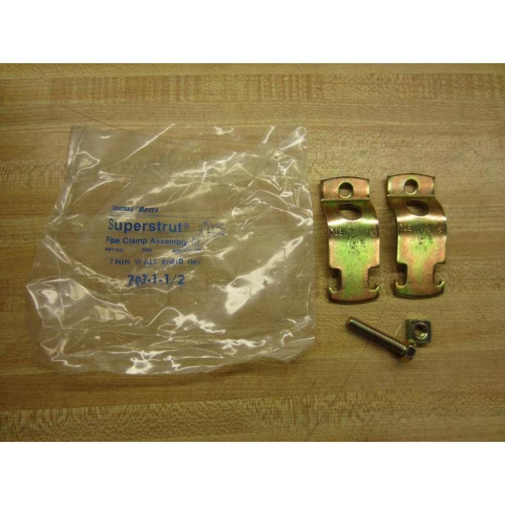 Thomas And Betts 703-1-12 Superstrut Universal Clamp 19 Pair