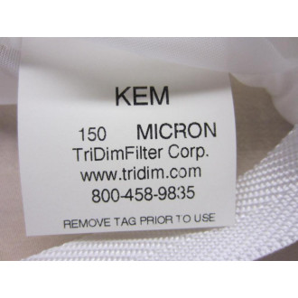 TriDim KEM150K2S Bag Filter 150 Micron 32" X 7" (Pack of 25)