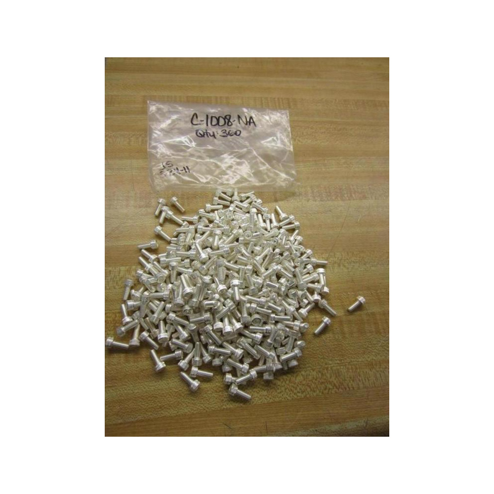 UC Components C-1008-NA Screw Socket Head Cap C1008NA (Pack of 358)