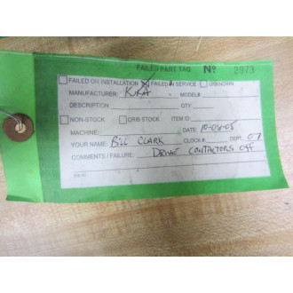 Kuka 390-00212-0 Control Board 390002120 - Parts Only