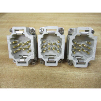 Amphenol C146EE Connector C14610A01050010 (Pack of 3) - Used