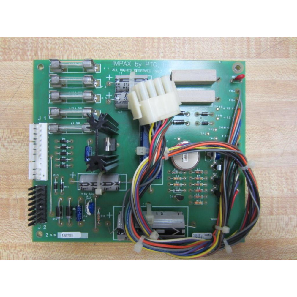 Impax 84-00025 Circuit Board 8400025 Rev E - Used