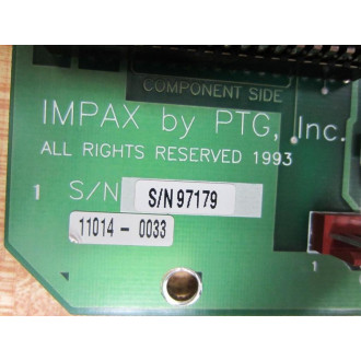 Impax 11014-0033 Circuit Board 110140033 - Used