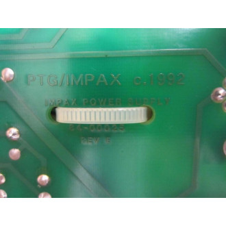 Impax 84-00025 Circuit Board 8400025 Rev E - Used