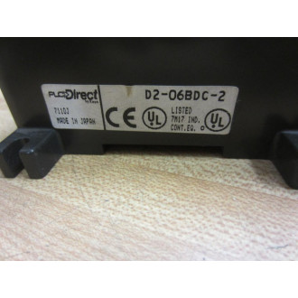Koyo D2-06BDC-2 PLC Direct Logic 205 Rack D06BDC2 - Used