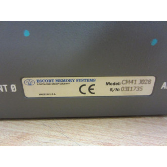 Escort Memory Systems CM41 J028 Enclosure CM41J028 With Hardware - Used