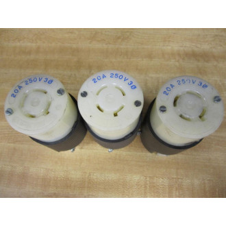 Hubbell HBL 2323 Twist-Lock Connector HBL2323 (Pack of 3) - Used