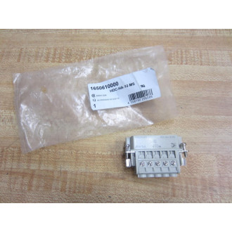 Weidmuller 1650610000 Terminal Block HDC-HA-10 MS