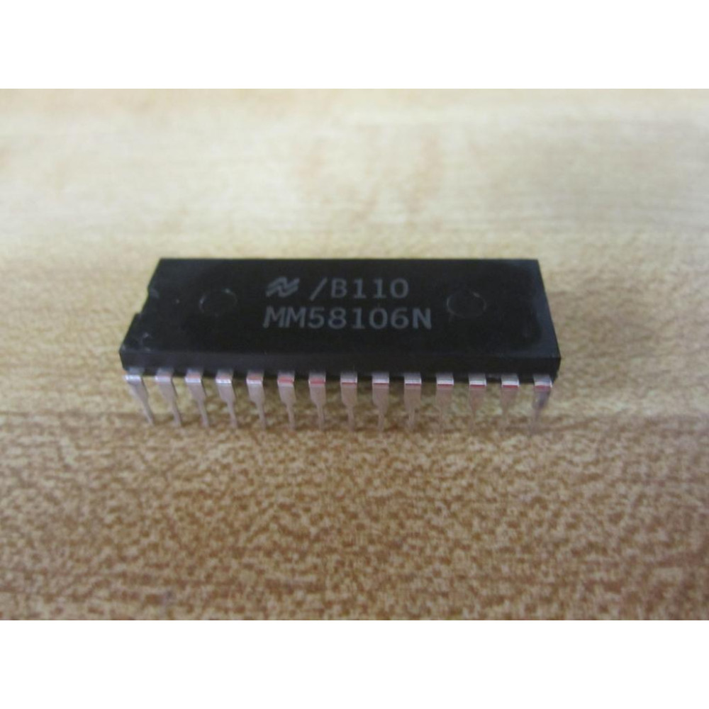National Semiconductor MM58106N Integrated Circuit (Pack of 3)