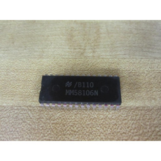 National Semiconductor MM58106N Integrated Circuit (Pack of 3)