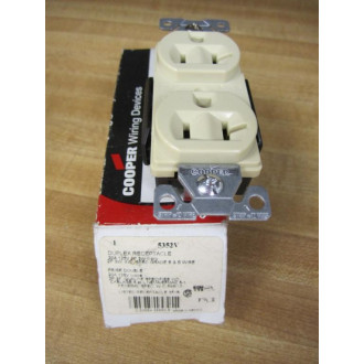 Cooper 5352-V Duplex Receptacle 5352V