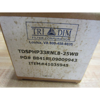 Tri Dim TDSPHP33RNL8-25WB Filter 41035945