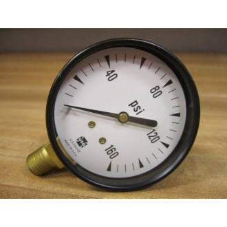 US Gauge 163281 Pressure Gauge 0-160PSI 14 NPT - New No Box