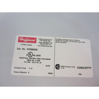 Hoffman CP556030 Enclosure