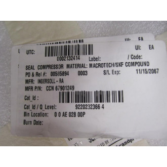 Ingersoll Rand CCN-67901249 Seal Compressor CCN67901249