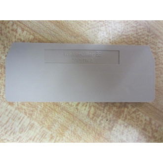 Weidmuller ZAPTW3 End PlateTerminal ZAPTW3 (Pack of 2) - Used