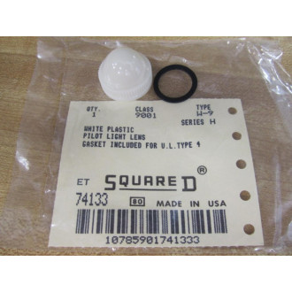 Square D 9001-W9 Pilot Light Lens 74133 (Pack of 5)