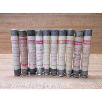 Gould Shawmut Ferraz TRS3-210R Fuse Cross Ref 4YZJ8 Tested (Pack of 10) - Used