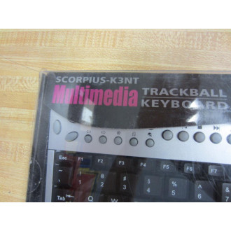Ione Scorpius K3NT Mini Mutimedia Trackball Keyboard