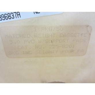 SKC 225-8201 Matched Weight Cassettes 2258201 (Pack of 49)
