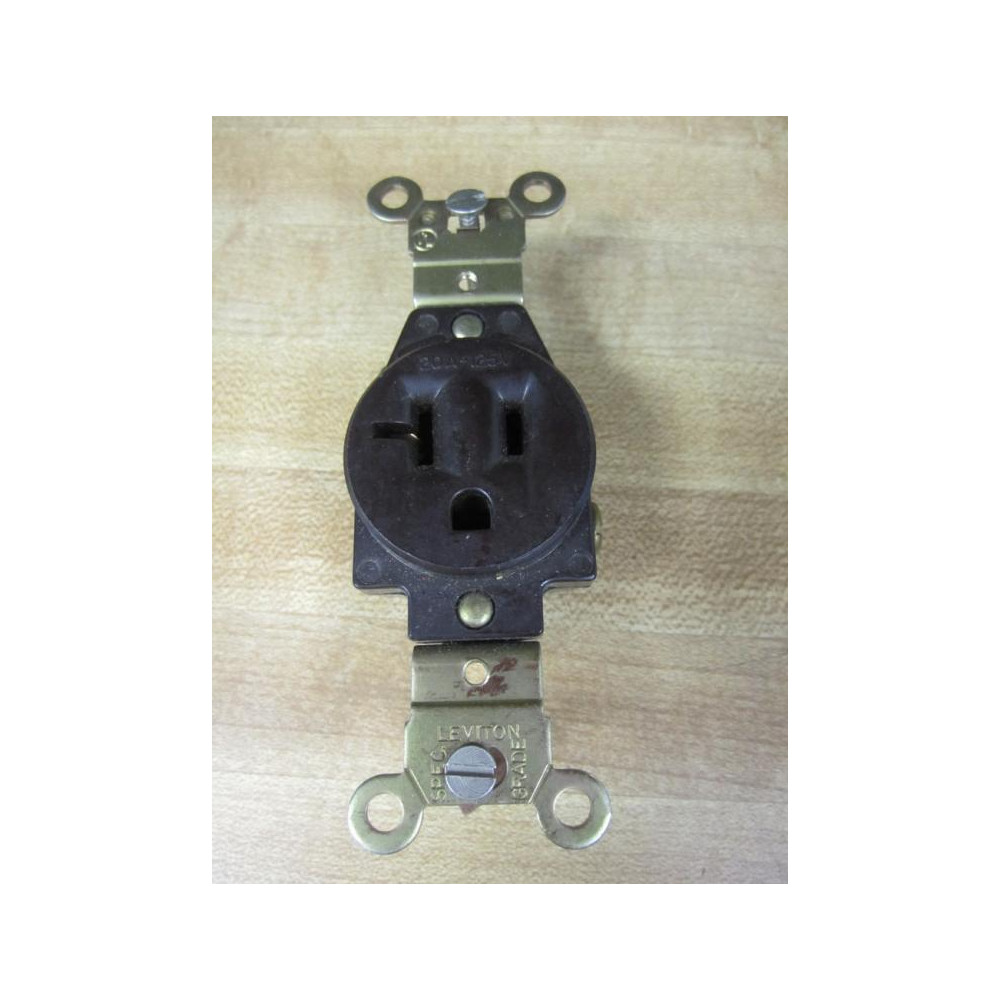 Leviton 5361 Single Industrial Receptacle Brown - New No Box