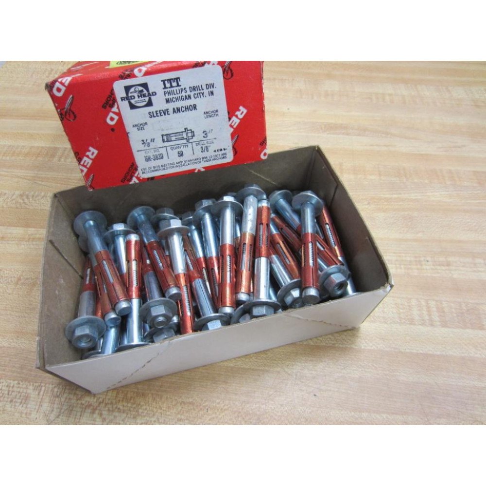 Red Head HN-3830 Sleeve Anchor HN3830 (Pack of 50)