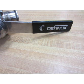Definox 02-99 Butterfly Shut Off Valve 0299 SS - New No Box