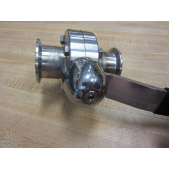 Definox 02-99 Butterfly Shut Off Valve 0299 SS - New No Box