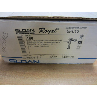 Sloan 186 Dual Filtered Bypass Diaphragm 1.5 GPF5.7 LPF