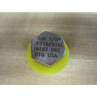 ASP F316316L SS Hex Plug 57901 - New No Box