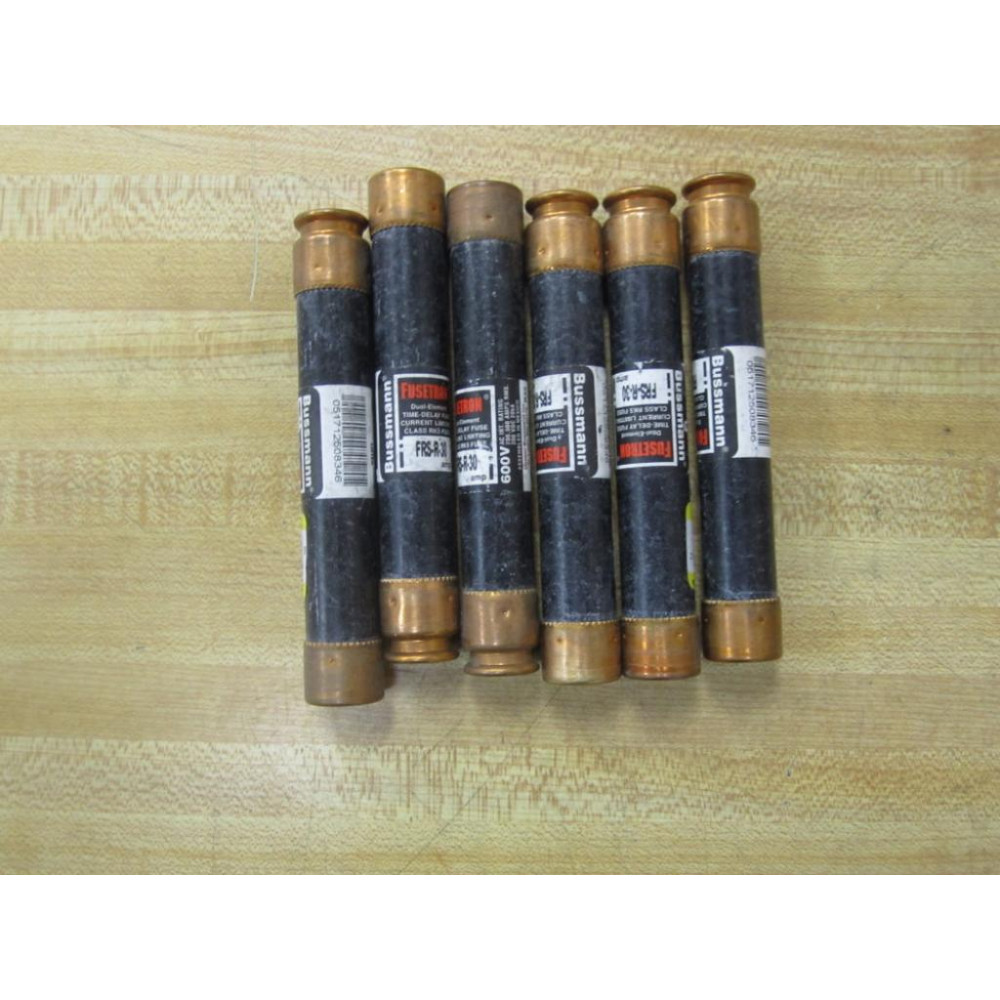 Buss FRS-R-30 Bussmann Fuse Cross Ref 1A706 (Pack of 6) - New No Box