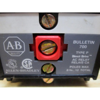 Allen Bradley 700-P600A1 AC Relay 700P600A1 Ser B - New No Box