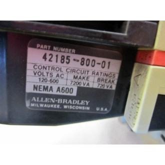 Allen Bradley 505-BOD Reversing Starter 505-B0D Series C - Used