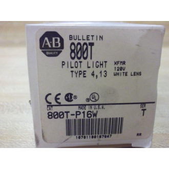Allen Bradley 800T-P16W Pilot Light 800TP16W Series T