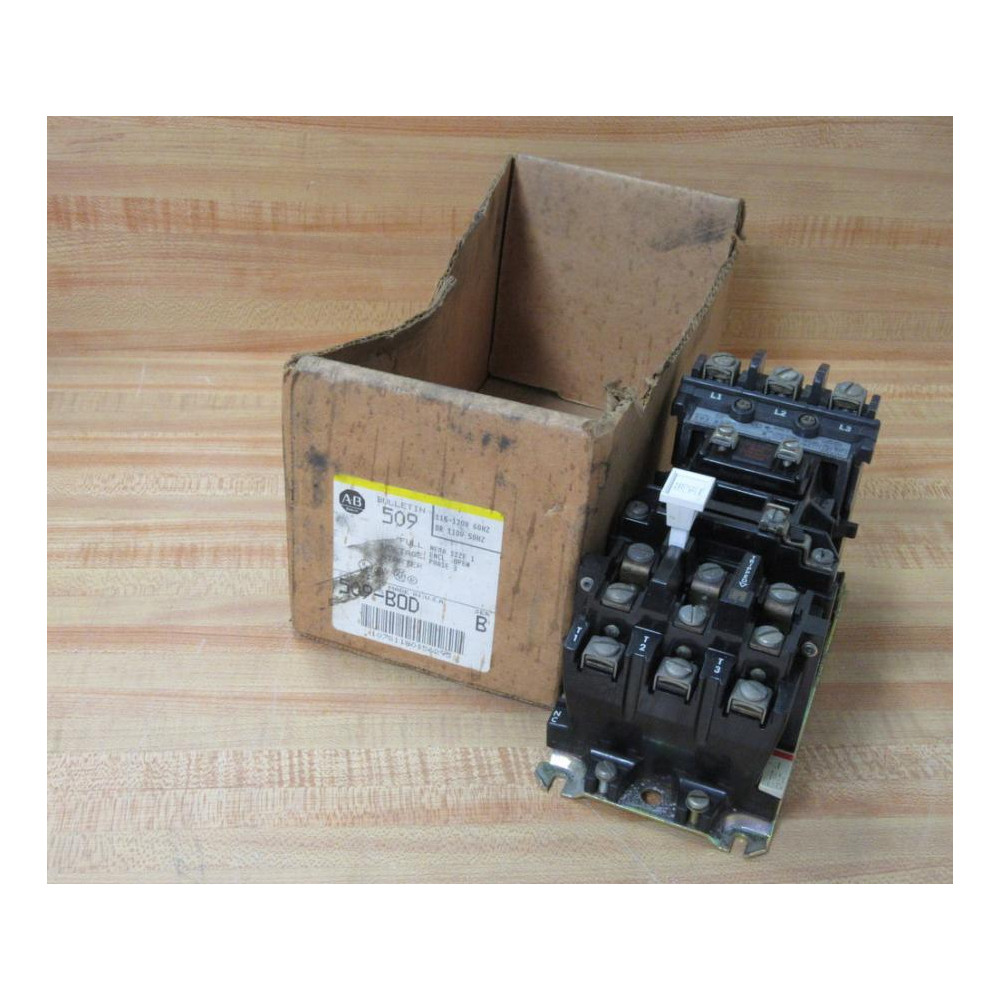 Allen Bradley 509-BOD Starter 509B0D Series B