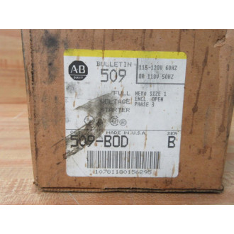 Allen Bradley 509-BOD Starter 509B0D Series B