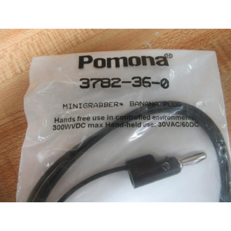 Pomona 3782-36-0 Minigrabber Banana Plug 3782360