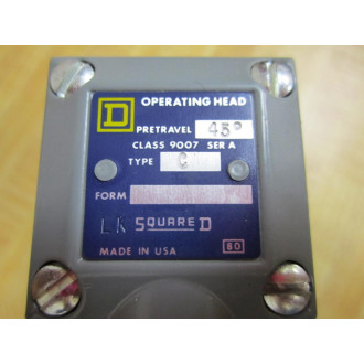 Square D 9007-C54C Limit Switch 9007C54C Series A