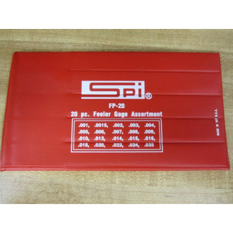SPI FP-20 Feeler Gage Set FP20 20 Sizes - New No Box