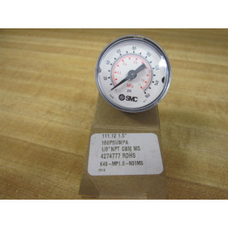Wika 111.12.1.5 SMC Pressure Gauge 1111215 0-160