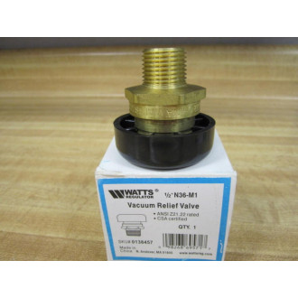 Watts Regulator N36-M1 12" Vacuum Relief Valve 0138457