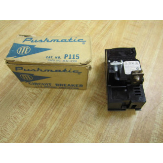 Siemens P115 ITE  Pushmatic Breaker 15A 1P 120240V