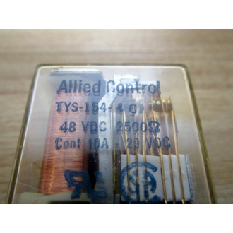 Allied TYS-154-4 C Relay TYS1544C 48 VDC - New No Box
