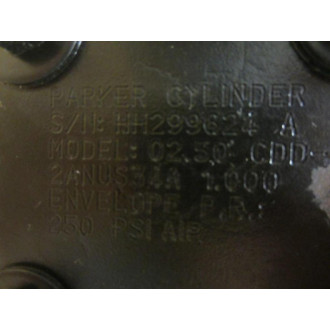 Parker 02.50 CDD2ANUS34A Cylinder 0250CDD2ANUS34A - New No Box